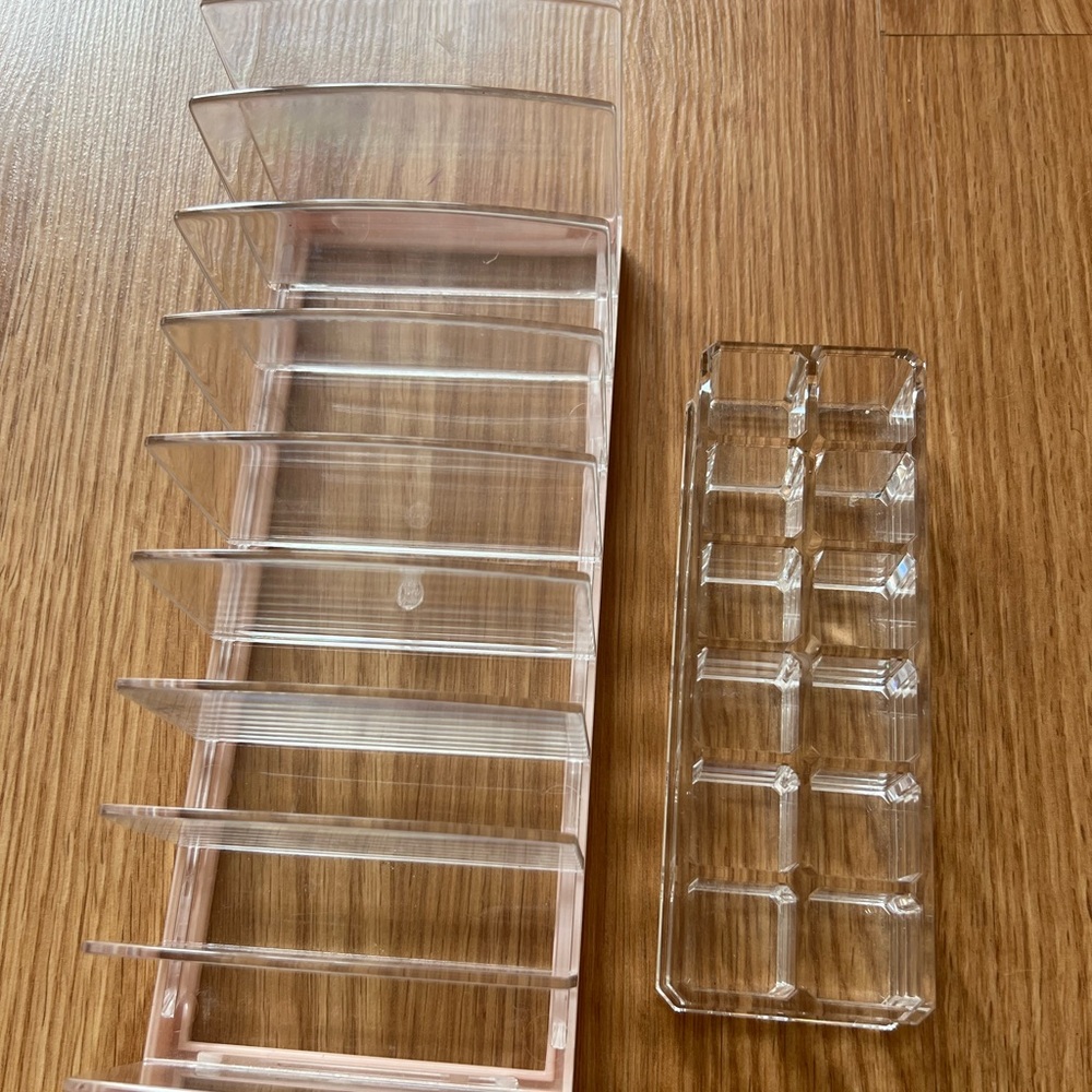 Acrylic makeup holders